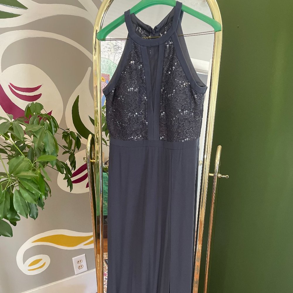 Navy Blue Bridesmaid Dress